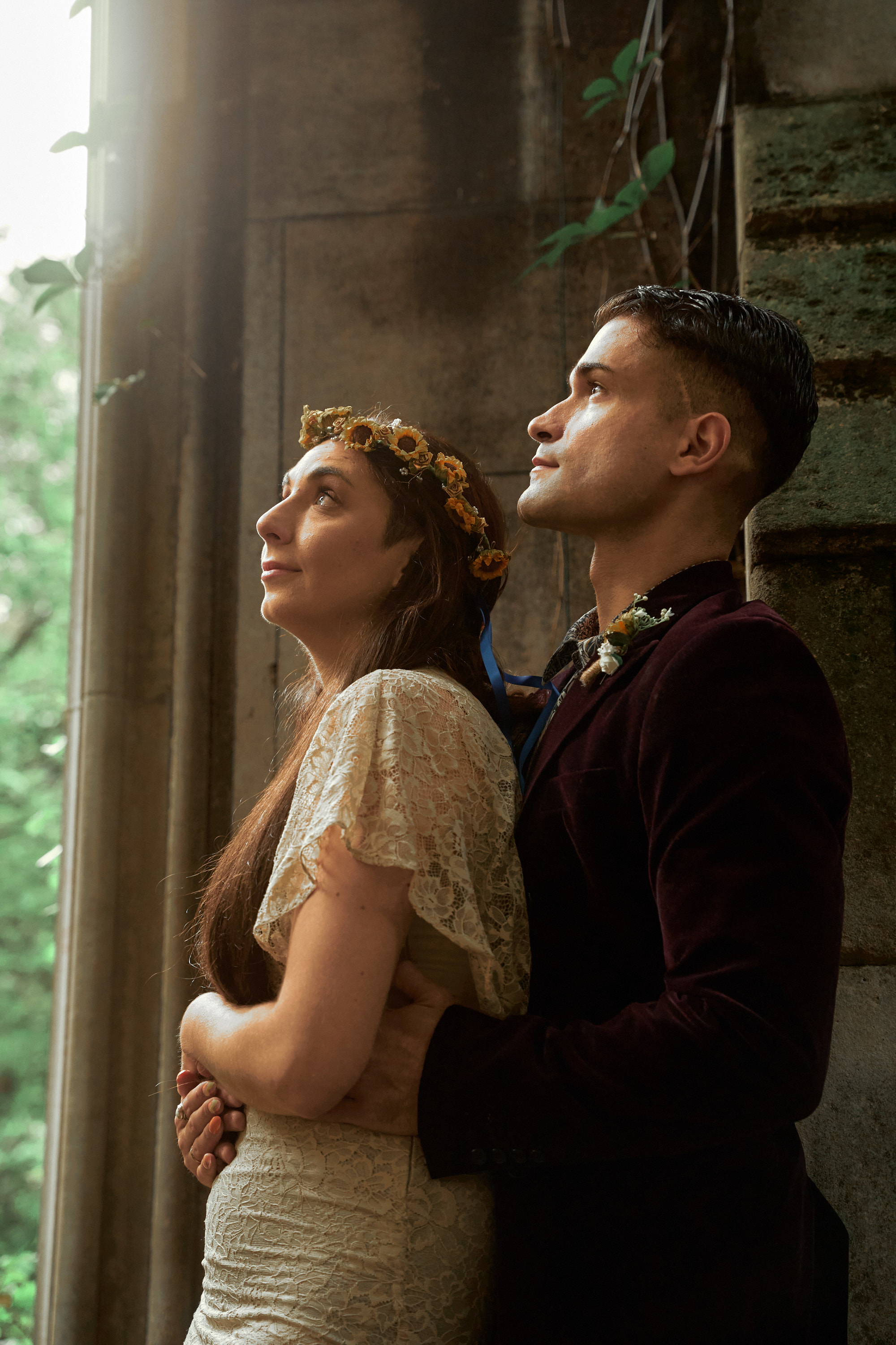 Couple portrait in natural light